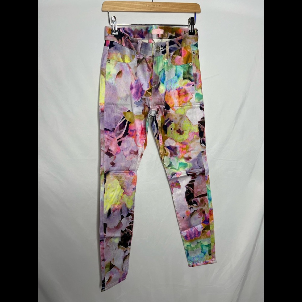 Ted Baker Women's Jeans Bloem electric daydream floral print skinny jeans size26